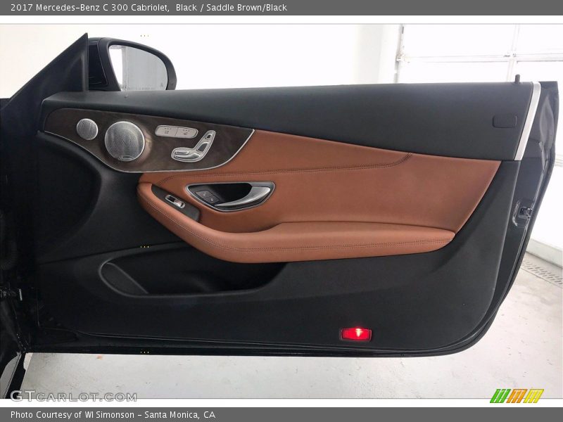 Black / Saddle Brown/Black 2017 Mercedes-Benz C 300 Cabriolet