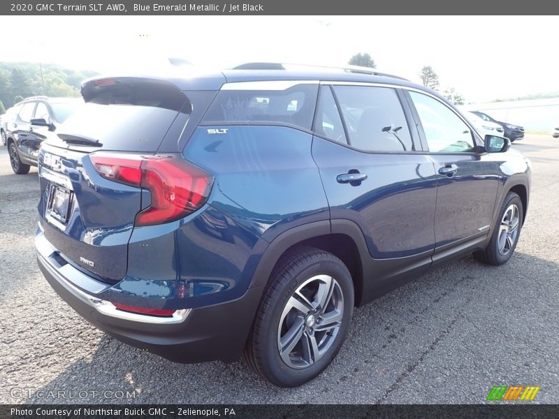 Blue Emerald Metallic / Jet Black 2020 GMC Terrain SLT AWD