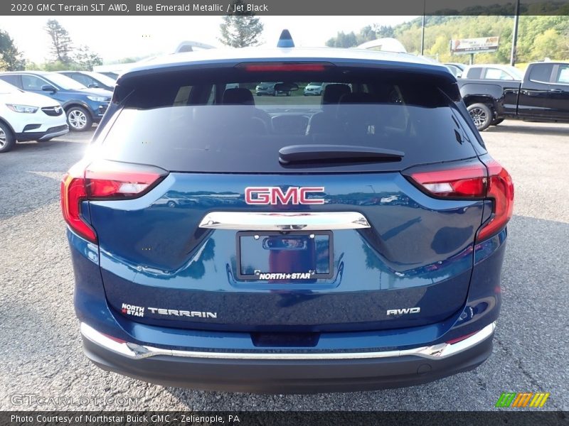 Blue Emerald Metallic / Jet Black 2020 GMC Terrain SLT AWD