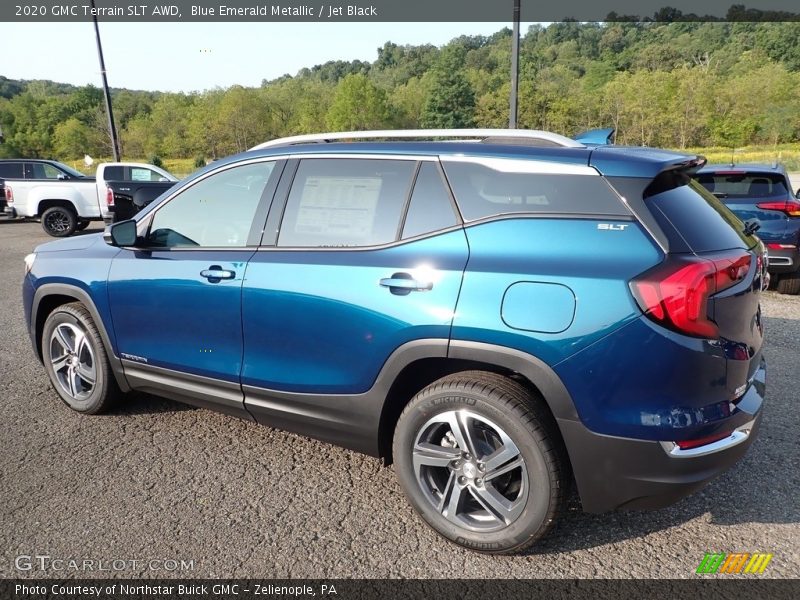 Blue Emerald Metallic / Jet Black 2020 GMC Terrain SLT AWD
