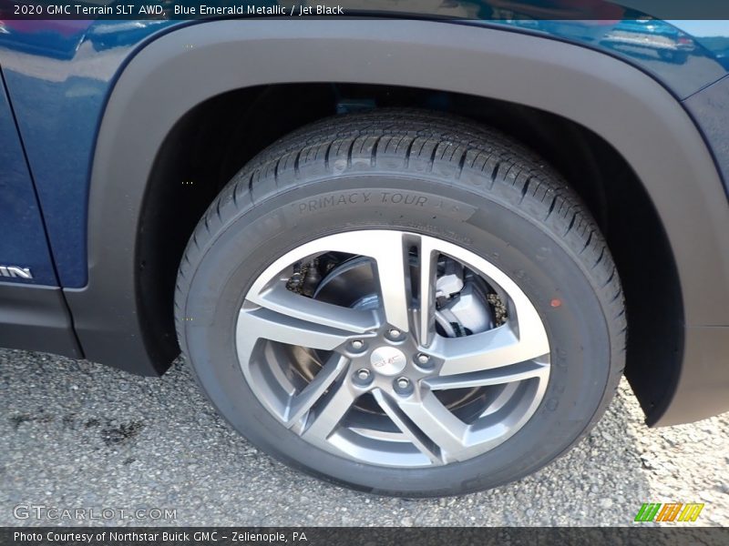 Blue Emerald Metallic / Jet Black 2020 GMC Terrain SLT AWD