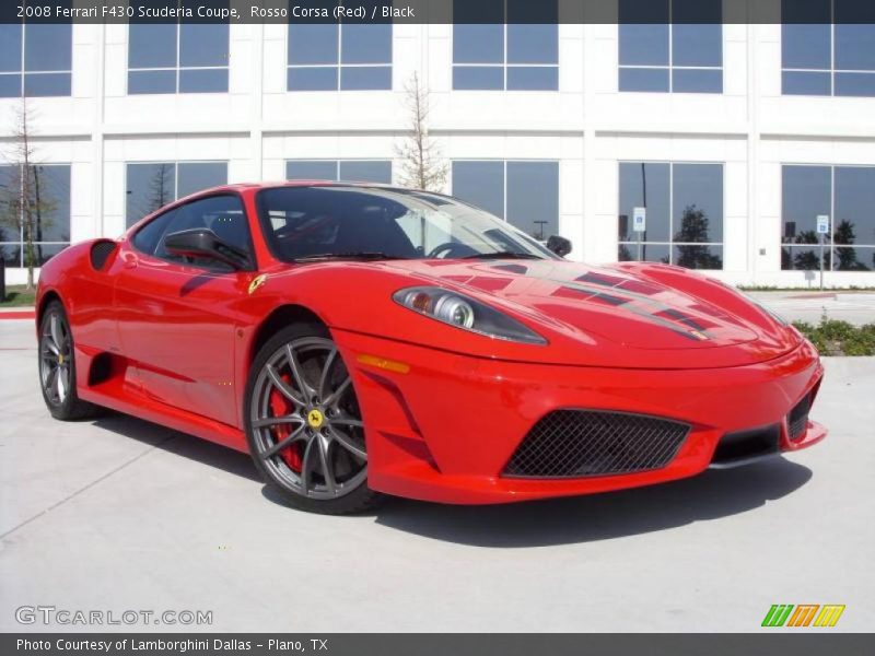 Rosso Corsa (Red) / Black 2008 Ferrari F430 Scuderia Coupe