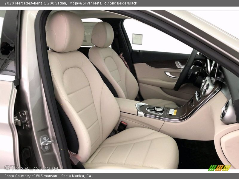 Mojave Silver Metallic / Silk Beige/Black 2020 Mercedes-Benz C 300 Sedan