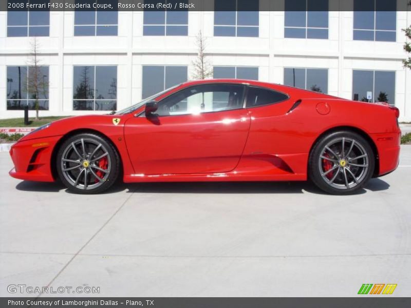 Rosso Corsa (Red) / Black 2008 Ferrari F430 Scuderia Coupe