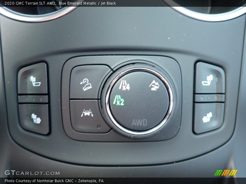 Blue Emerald Metallic / Jet Black 2020 GMC Terrain SLT AWD
