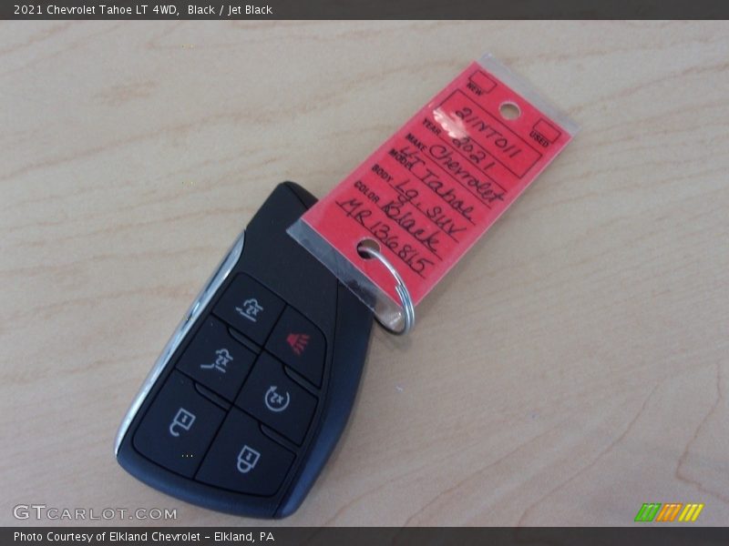 Black / Jet Black 2021 Chevrolet Tahoe LT 4WD