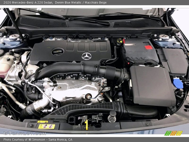 Denim Blue Metallic / Macchiato Beige 2020 Mercedes-Benz A 220 Sedan