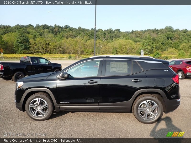 Ebony Twilight Metallic / Jet Black 2020 GMC Terrain SLT AWD