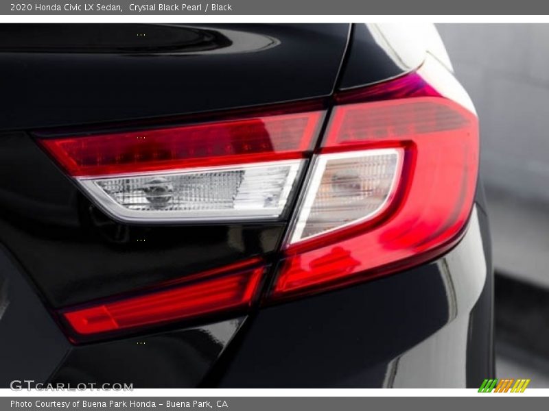 Crystal Black Pearl / Black 2020 Honda Civic LX Sedan