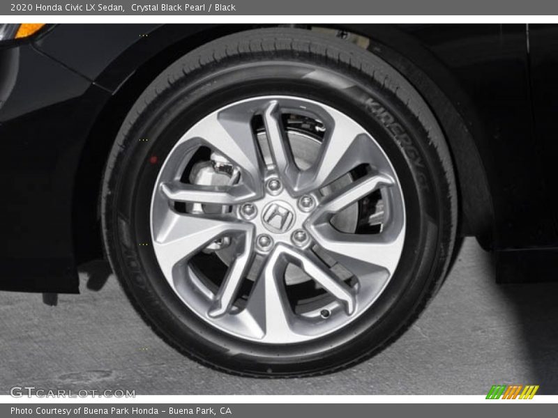 Crystal Black Pearl / Black 2020 Honda Civic LX Sedan