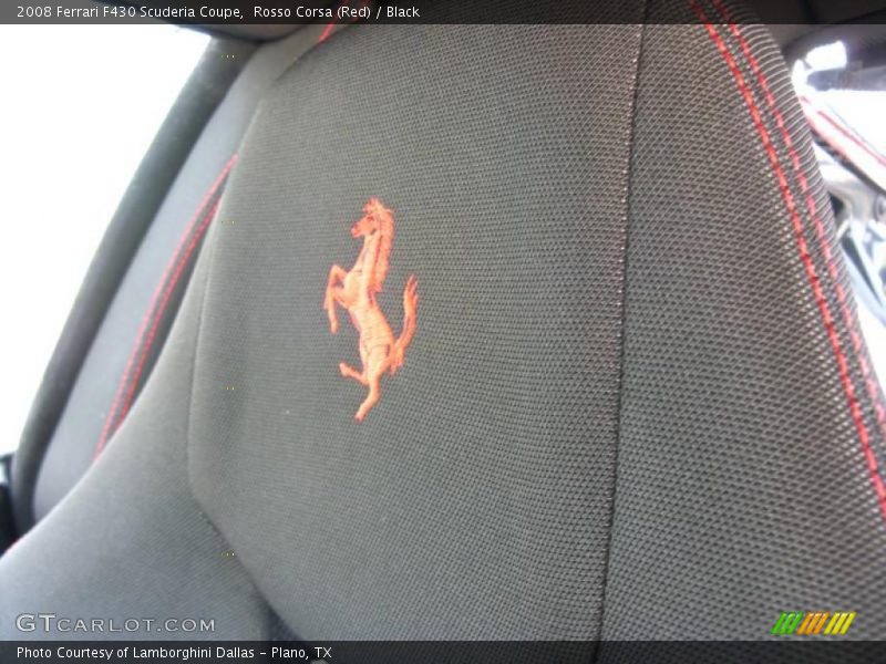 Rosso Corsa (Red) / Black 2008 Ferrari F430 Scuderia Coupe