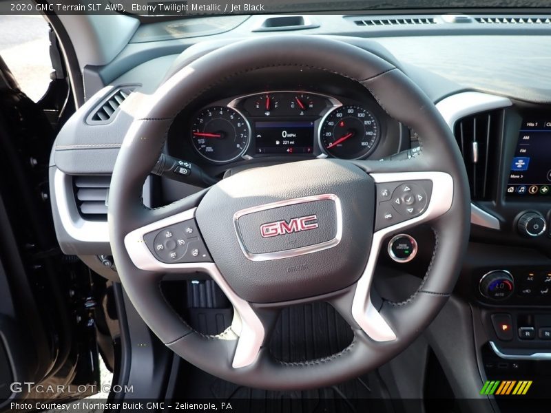 Ebony Twilight Metallic / Jet Black 2020 GMC Terrain SLT AWD