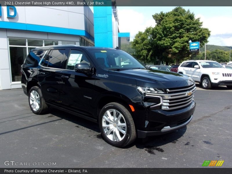 Black / Jet Black 2021 Chevrolet Tahoe High Country 4WD