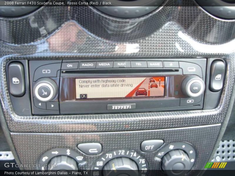 Rosso Corsa (Red) / Black 2008 Ferrari F430 Scuderia Coupe