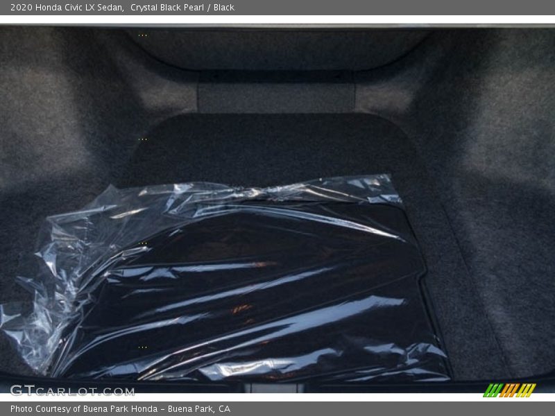 Crystal Black Pearl / Black 2020 Honda Civic LX Sedan