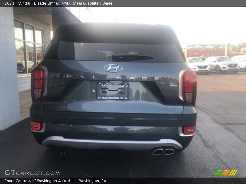 Steel Graphite / Beige 2021 Hyundai Palisade Limited AWD