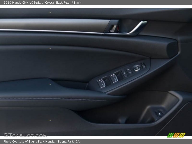 Crystal Black Pearl / Black 2020 Honda Civic LX Sedan
