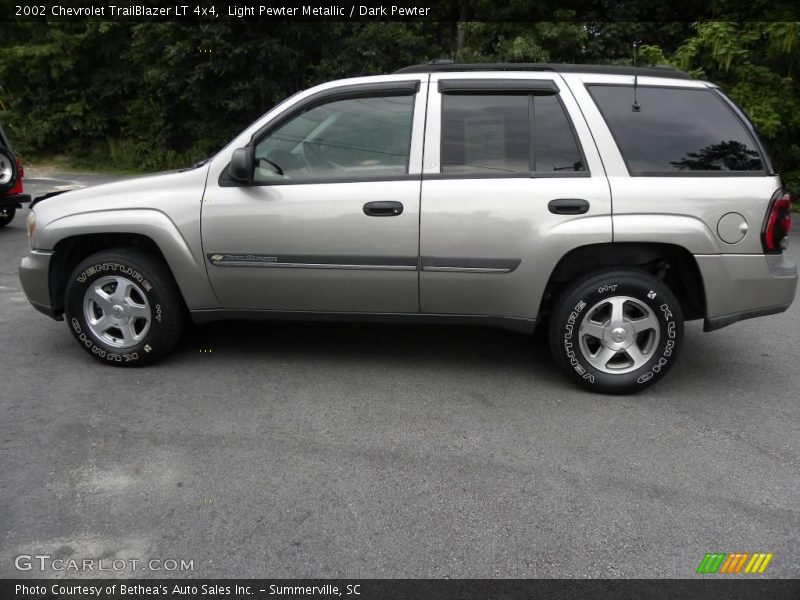 Light Pewter Metallic / Dark Pewter 2002 Chevrolet TrailBlazer LT 4x4