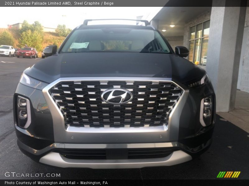 Steel Graphite / Beige 2021 Hyundai Palisade Limited AWD