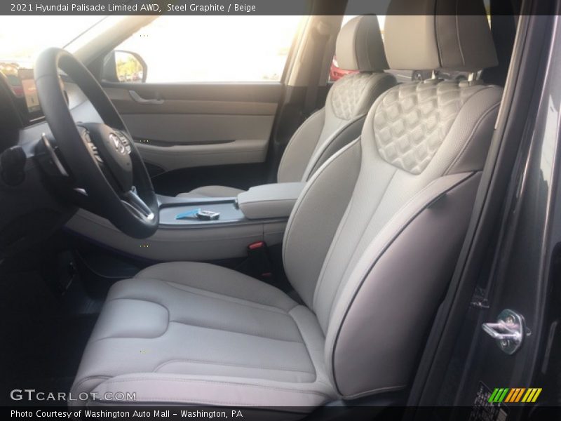  2021 Palisade Limited AWD Beige Interior