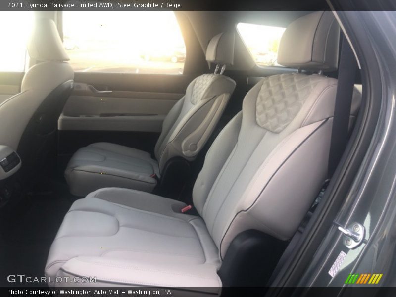 Rear Seat of 2021 Palisade Limited AWD