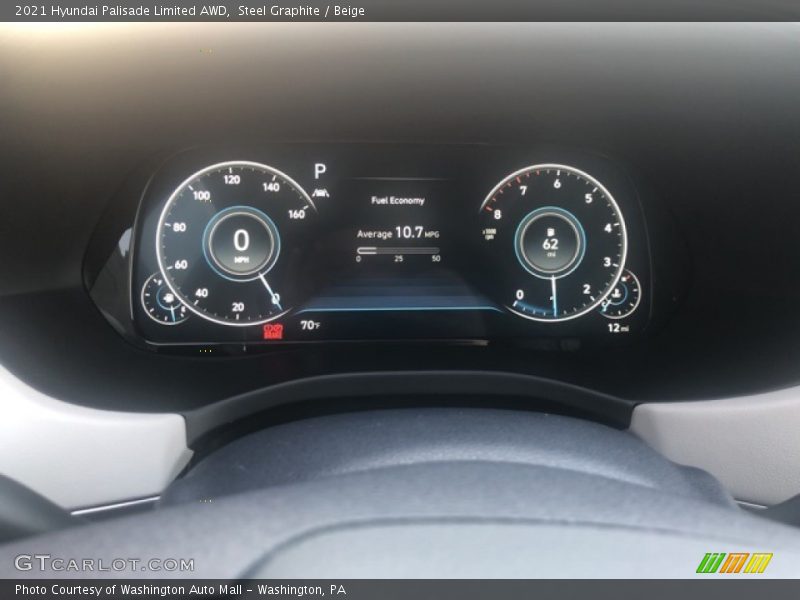 Steel Graphite / Beige 2021 Hyundai Palisade Limited AWD