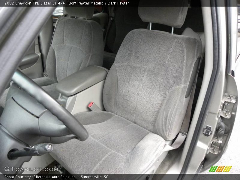 Light Pewter Metallic / Dark Pewter 2002 Chevrolet TrailBlazer LT 4x4