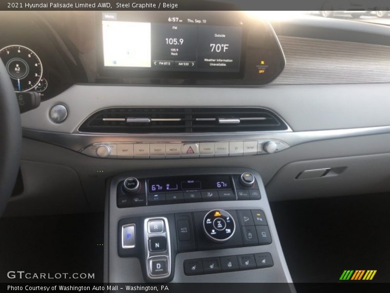 Steel Graphite / Beige 2021 Hyundai Palisade Limited AWD