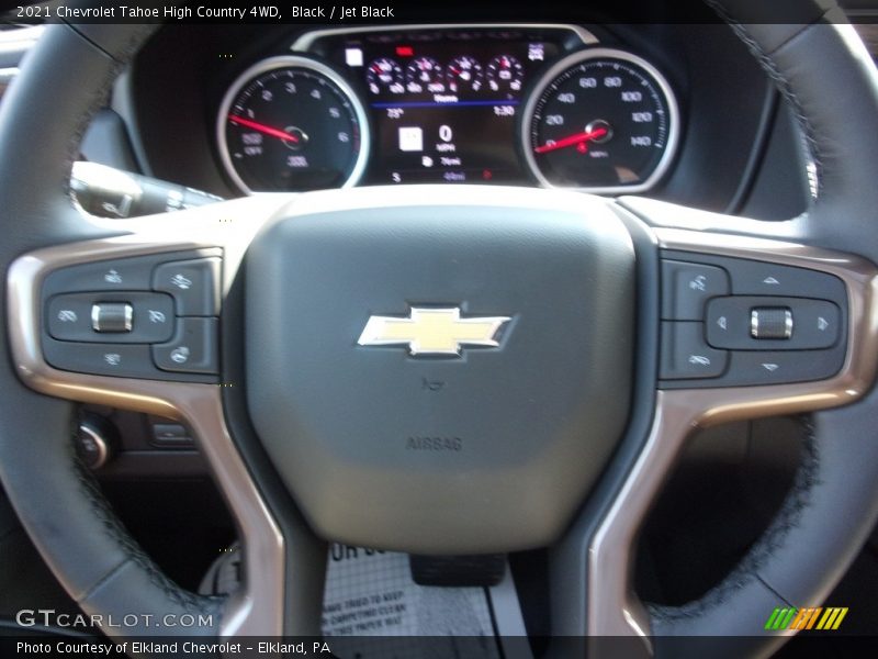 Black / Jet Black 2021 Chevrolet Tahoe High Country 4WD