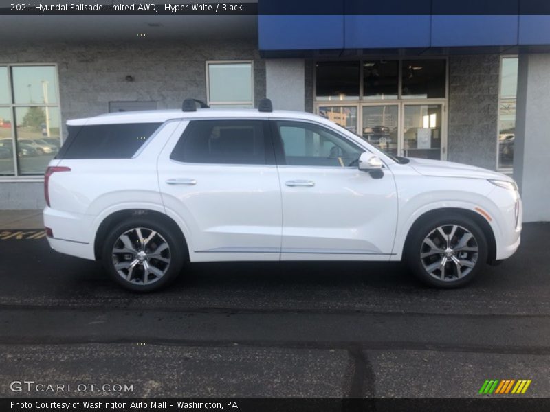 Hyper White / Black 2021 Hyundai Palisade Limited AWD