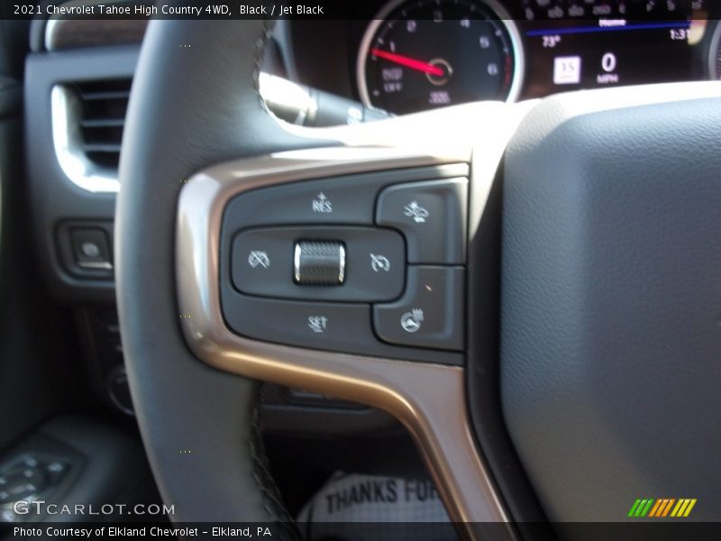 Black / Jet Black 2021 Chevrolet Tahoe High Country 4WD