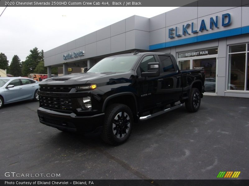 Black / Jet Black 2020 Chevrolet Silverado 2500HD Custom Crew Cab 4x4