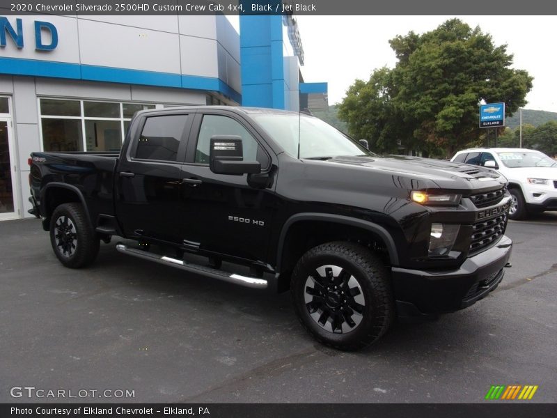 Black / Jet Black 2020 Chevrolet Silverado 2500HD Custom Crew Cab 4x4