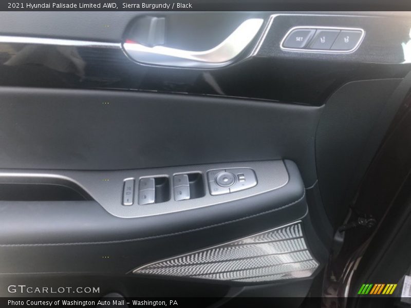 Sierra Burgundy / Black 2021 Hyundai Palisade Limited AWD