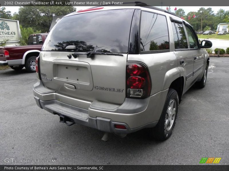 Light Pewter Metallic / Dark Pewter 2002 Chevrolet TrailBlazer LT 4x4