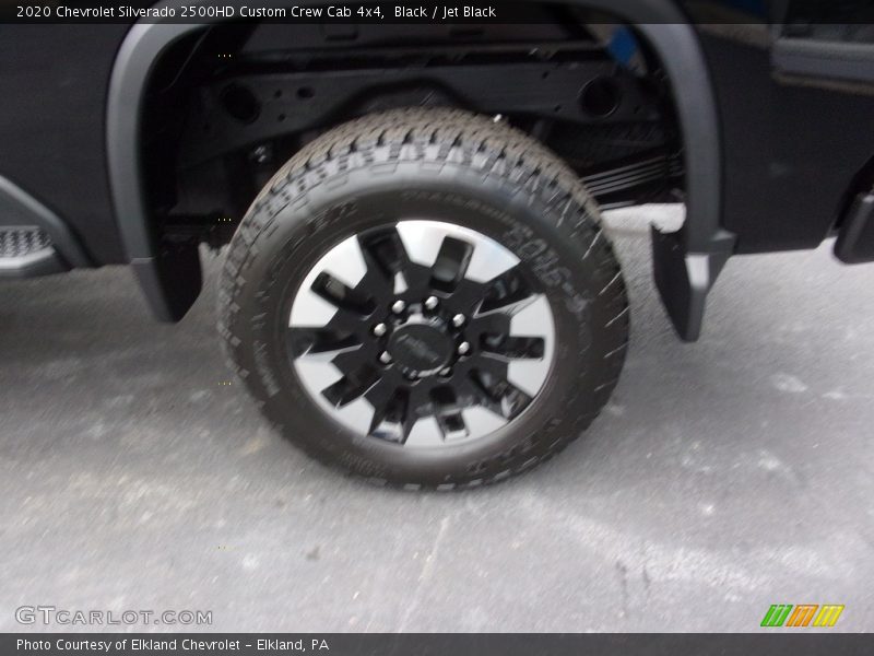 Black / Jet Black 2020 Chevrolet Silverado 2500HD Custom Crew Cab 4x4