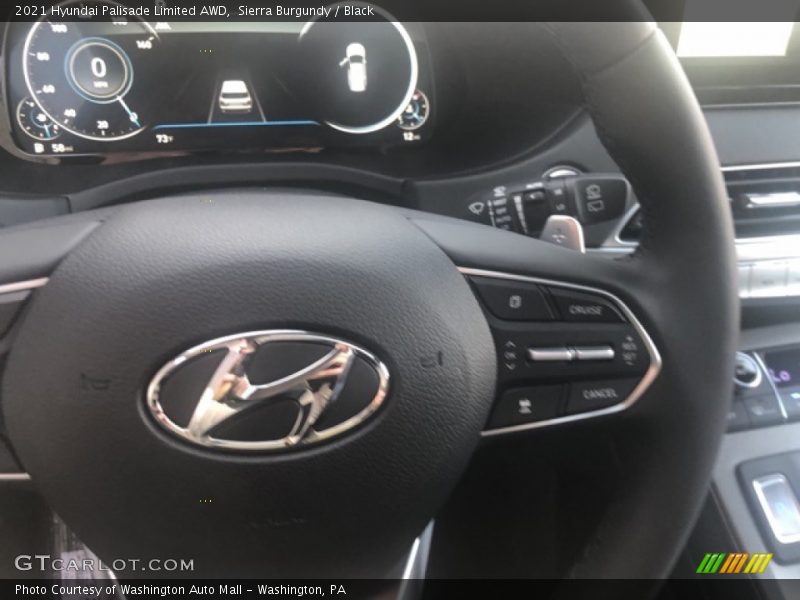 Sierra Burgundy / Black 2021 Hyundai Palisade Limited AWD