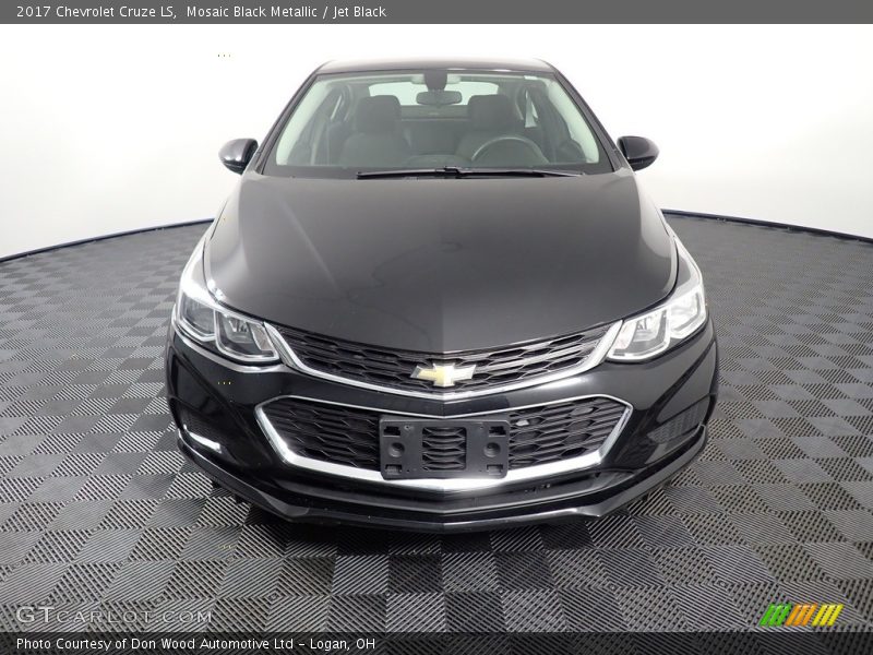 Mosaic Black Metallic / Jet Black 2017 Chevrolet Cruze LS
