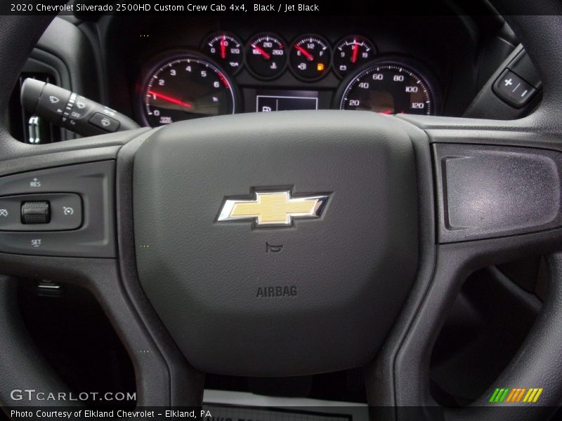 Black / Jet Black 2020 Chevrolet Silverado 2500HD Custom Crew Cab 4x4