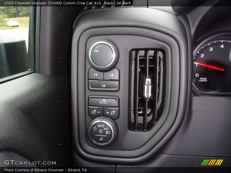 Black / Jet Black 2020 Chevrolet Silverado 2500HD Custom Crew Cab 4x4