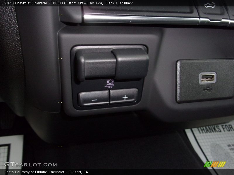Black / Jet Black 2020 Chevrolet Silverado 2500HD Custom Crew Cab 4x4