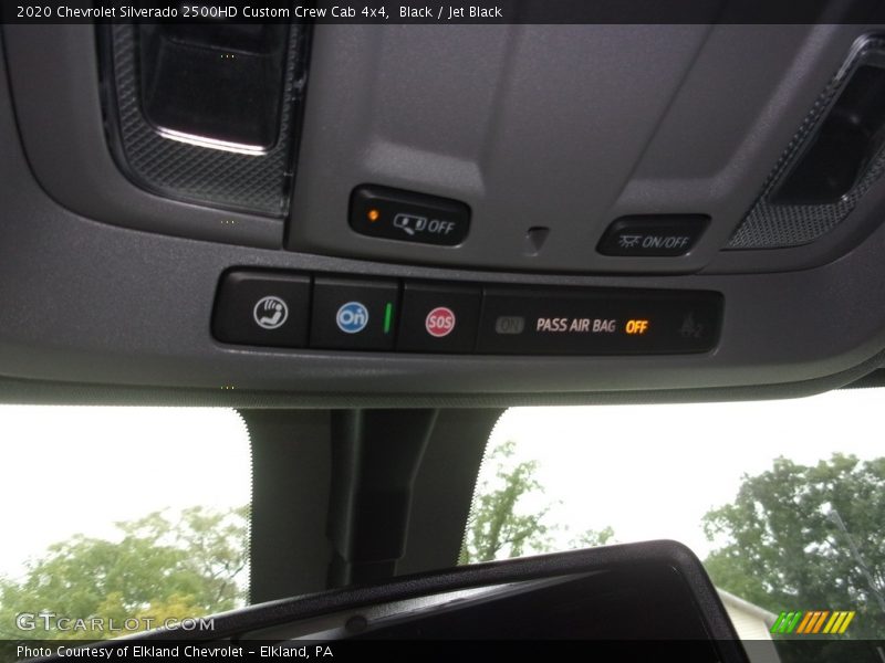 Black / Jet Black 2020 Chevrolet Silverado 2500HD Custom Crew Cab 4x4