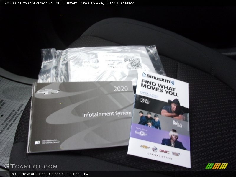 Black / Jet Black 2020 Chevrolet Silverado 2500HD Custom Crew Cab 4x4