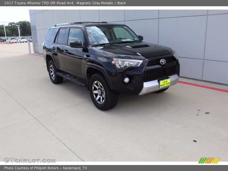 Magnetic Gray Metallic / Black 2017 Toyota 4Runner TRD Off-Road 4x4