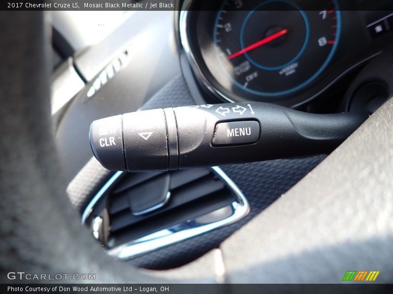 Mosaic Black Metallic / Jet Black 2017 Chevrolet Cruze LS