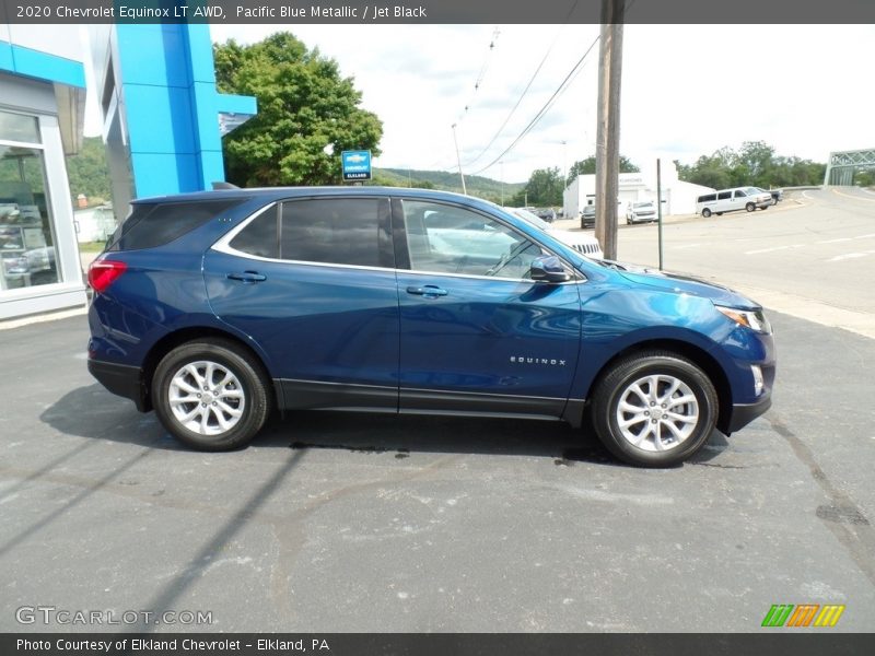 Pacific Blue Metallic / Jet Black 2020 Chevrolet Equinox LT AWD