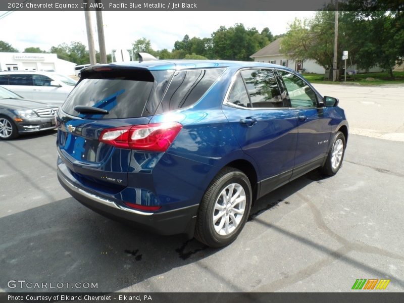 Pacific Blue Metallic / Jet Black 2020 Chevrolet Equinox LT AWD