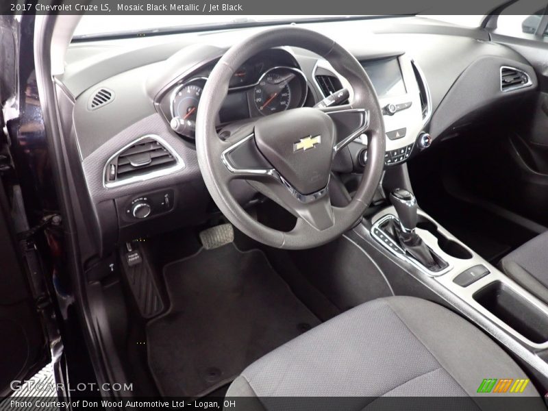 Mosaic Black Metallic / Jet Black 2017 Chevrolet Cruze LS