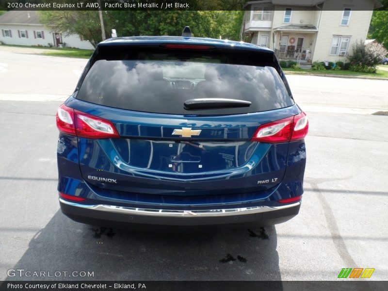 Pacific Blue Metallic / Jet Black 2020 Chevrolet Equinox LT AWD
