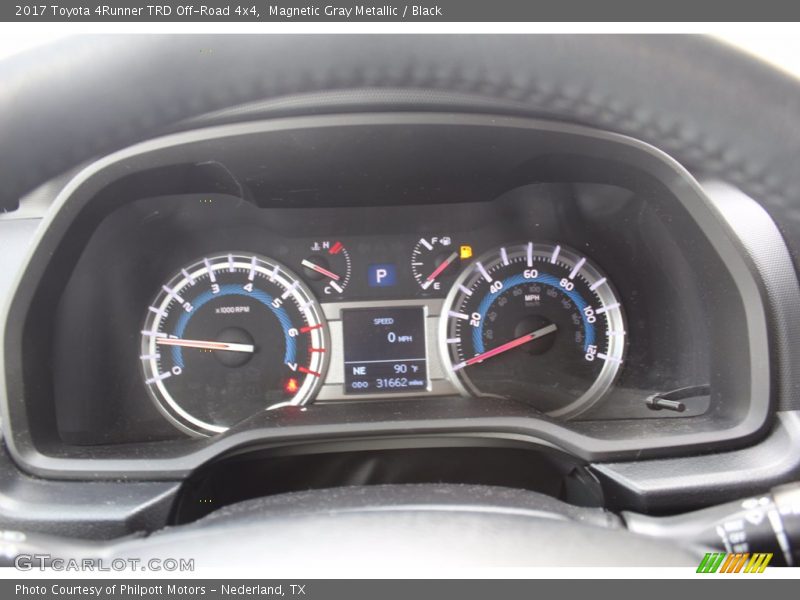 Magnetic Gray Metallic / Black 2017 Toyota 4Runner TRD Off-Road 4x4